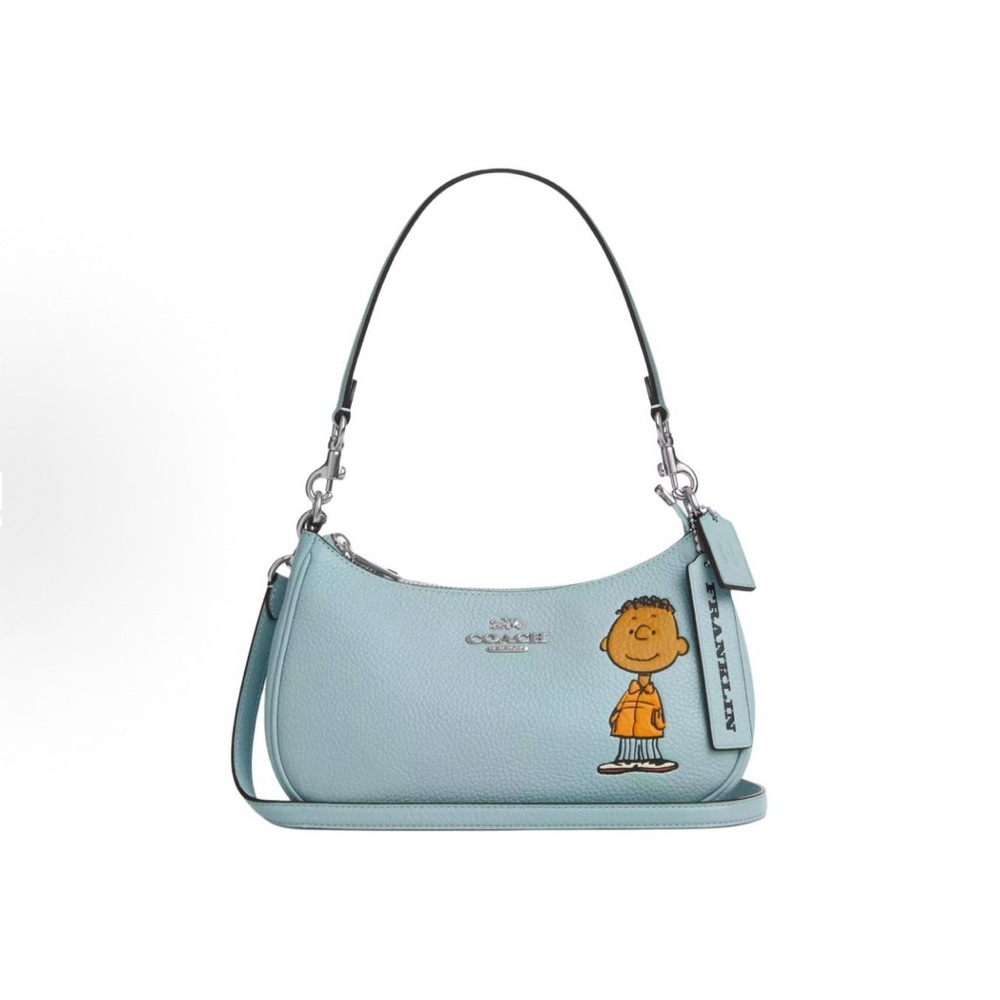 Coach X Peanuts Teri Shoulder Bag With Franklin CBJ80 Authentic